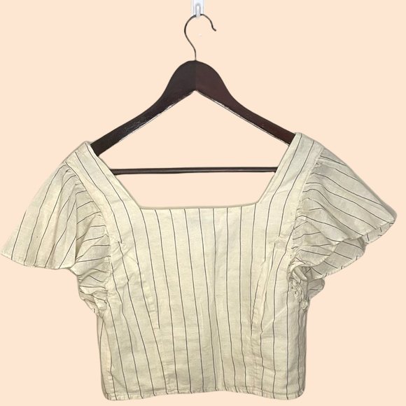 2 for $30 Zara trafaluc 100% cotton crop top - Picture 2 of 3